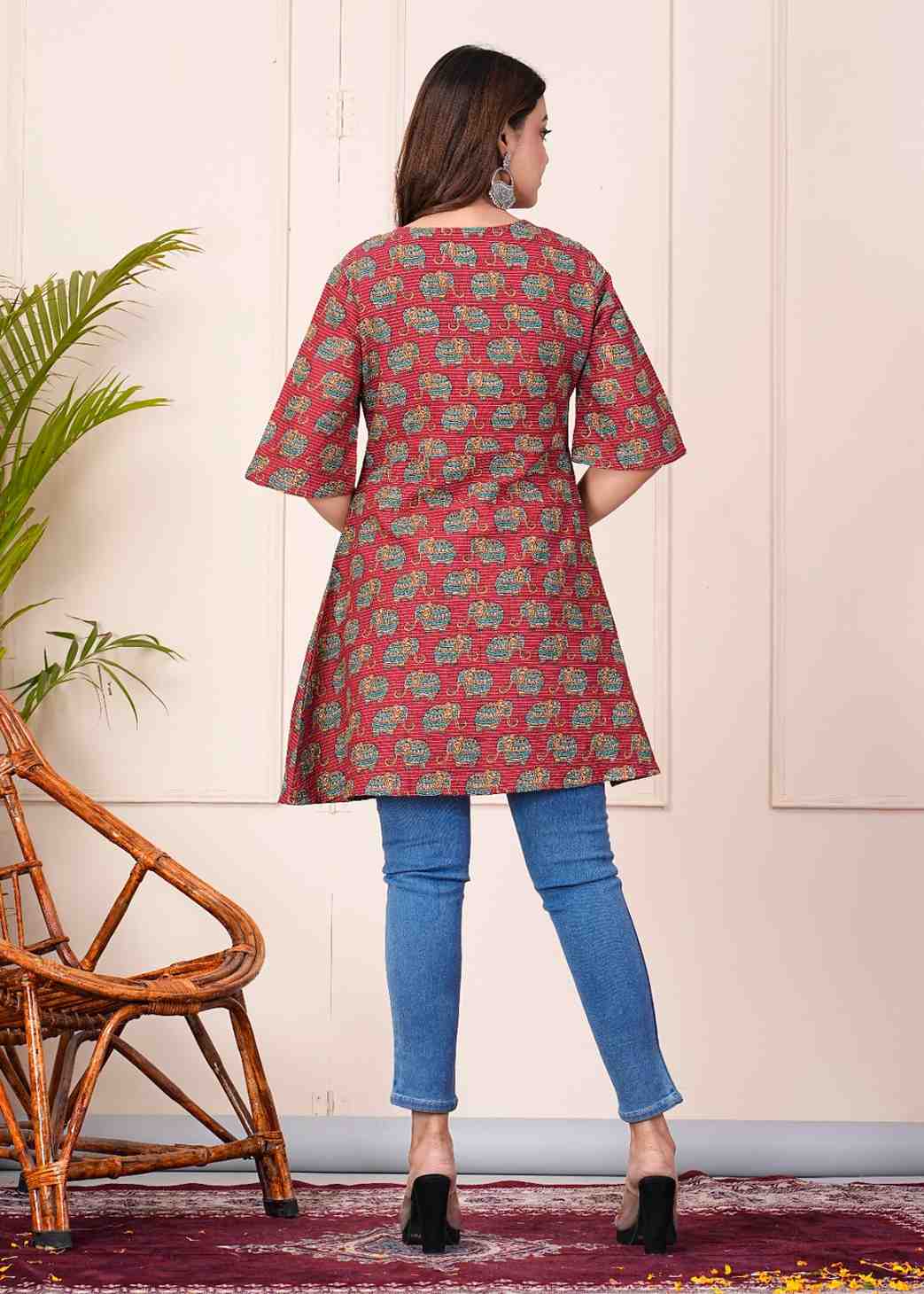 HIGH DEMAND ELEPHANT KATHA DESIGN TOP