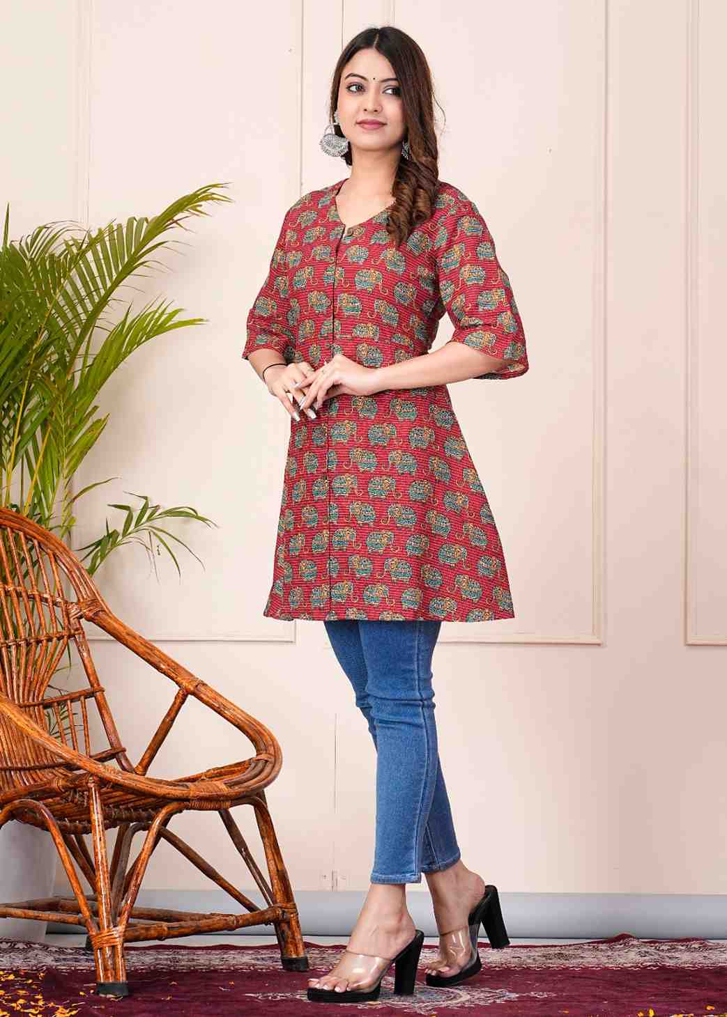 HIGH DEMAND ELEPHANT KATHA DESIGN TOP