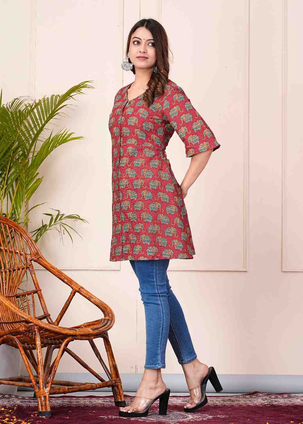 HIGH DEMAND ELEPHANT KATHA DESIGN TOP