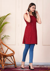 SUNEKH HEAVY DESIGN SEQUENCE TOPS