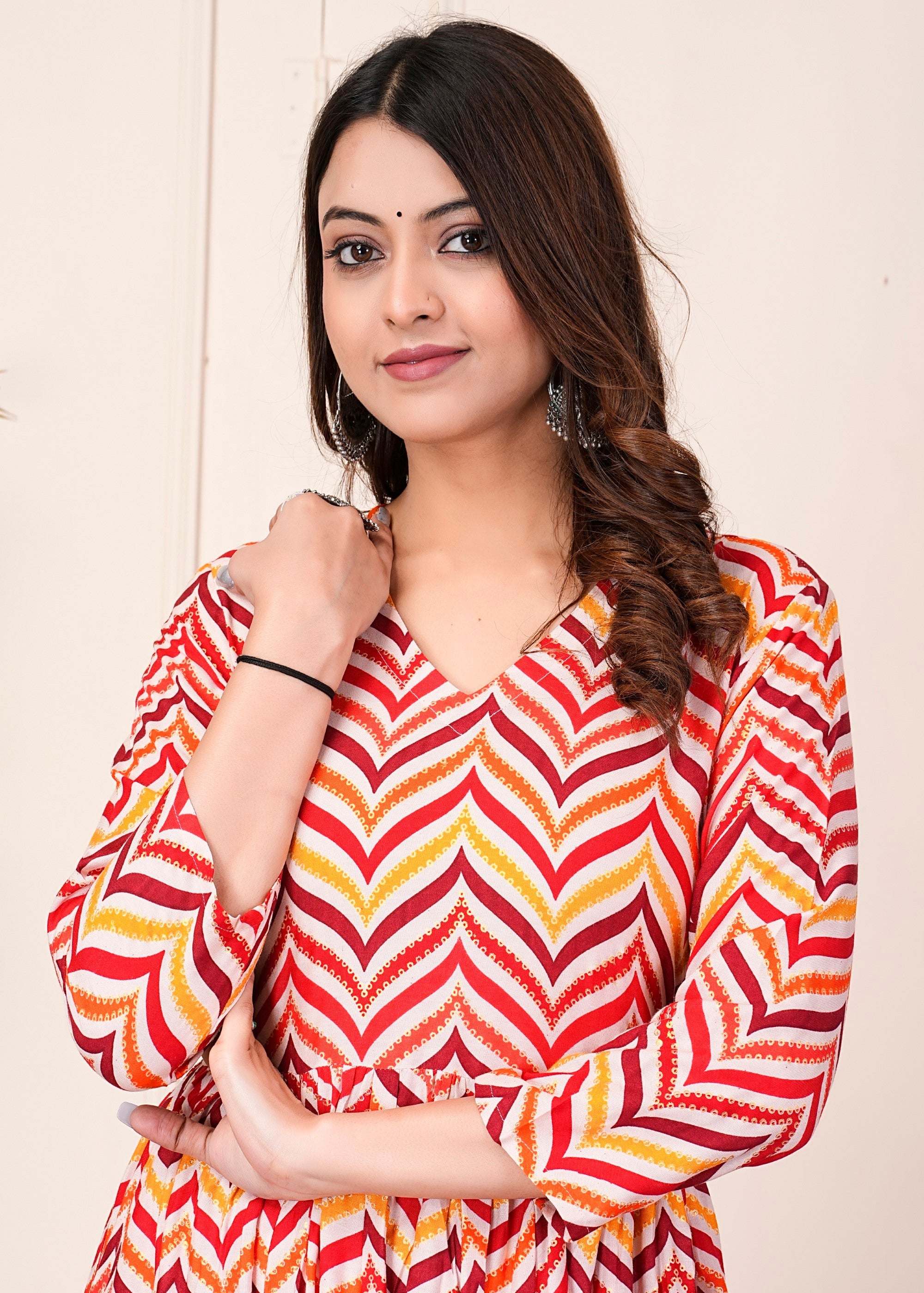 SUNEKH ANARKALI KURTI WITH DESIGNER PRINT