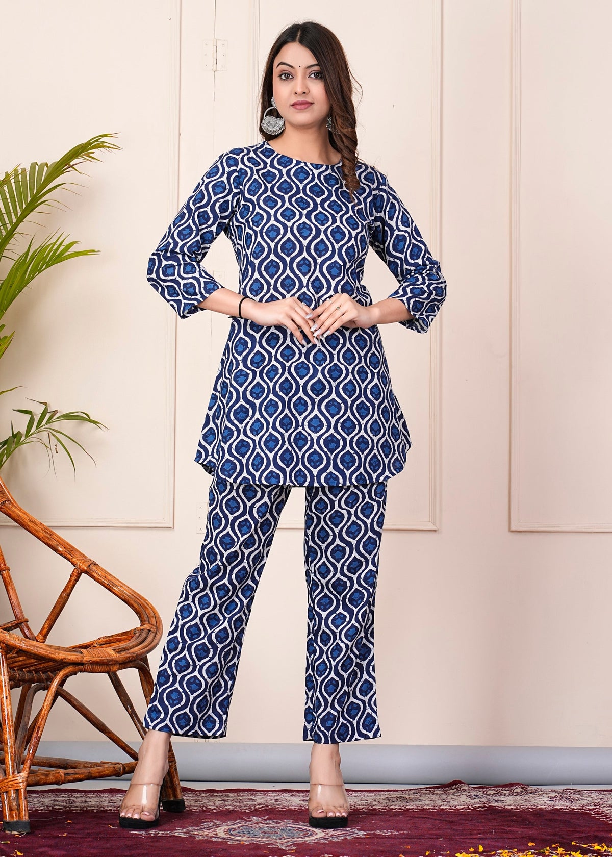 SUNEKH DABU PRINT JUMP SUITS